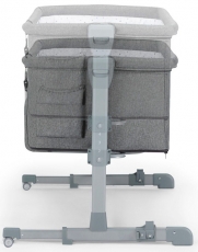 Приставне ліжечко-колиска Kinderkraft Neste Up Gray Melange